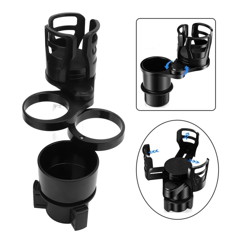 Aramox Cup Holder Expander, 2 en 1 Universal Car Cup