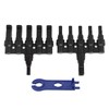 1 Pair Solar Panel Connector T Branch Cable Splitter Coupler