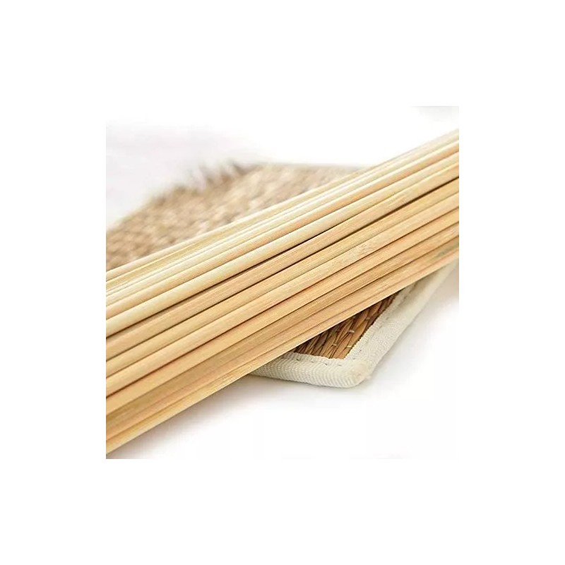 Purely Natural Palo Palillos Para Brochetas De Bambú 25 Cm