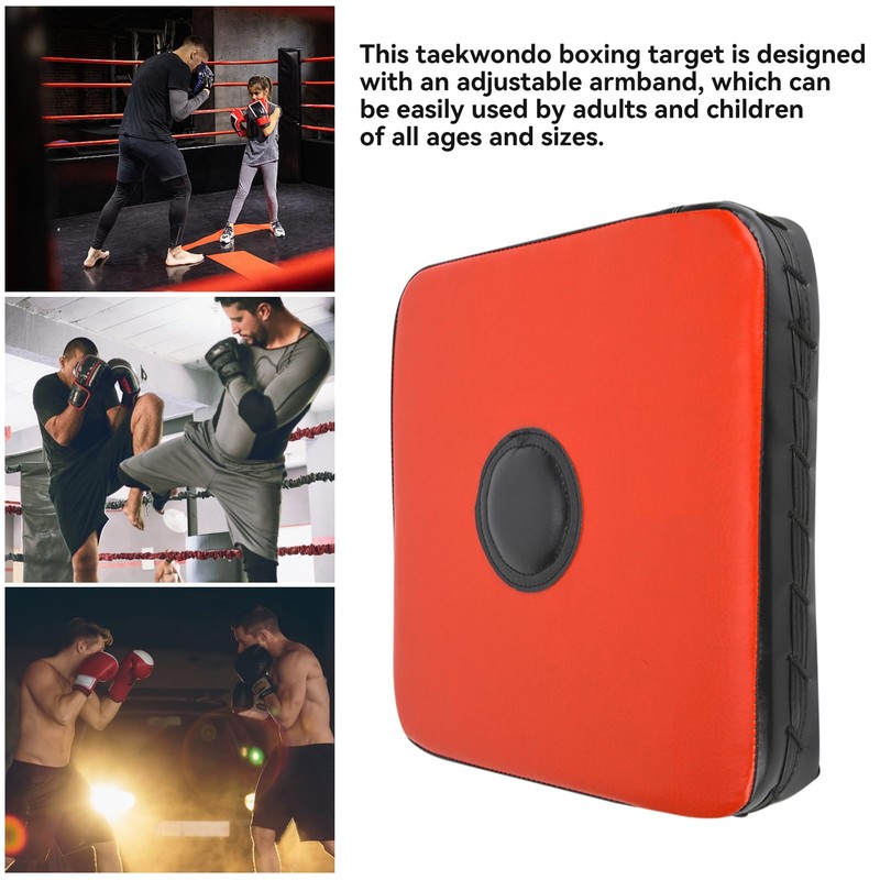 Wall-Mounted Punch Pad, PU Leather Punch Pad Boxing Training Punch