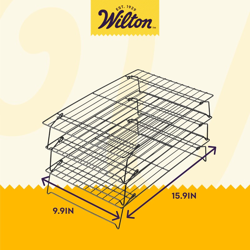 Wilton Excelle Elite 3-Tier Cooling Rack for Cookies, Cake and