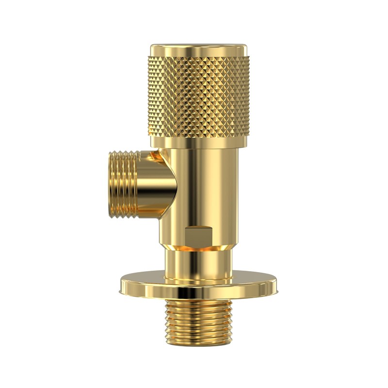Bathroom Angle Stop Valve Shut Off Quarter Turn Hot Cold