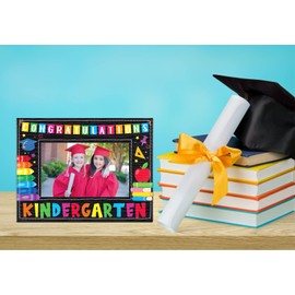 FLYAB Kindergarten Graduation Picture Frame 2024 Congratulations Kindergarten Graduation Photo Frame My First Graduation Photo Frame for Kindergarten Preschool Graduation Gifts for Kids Girls Boys