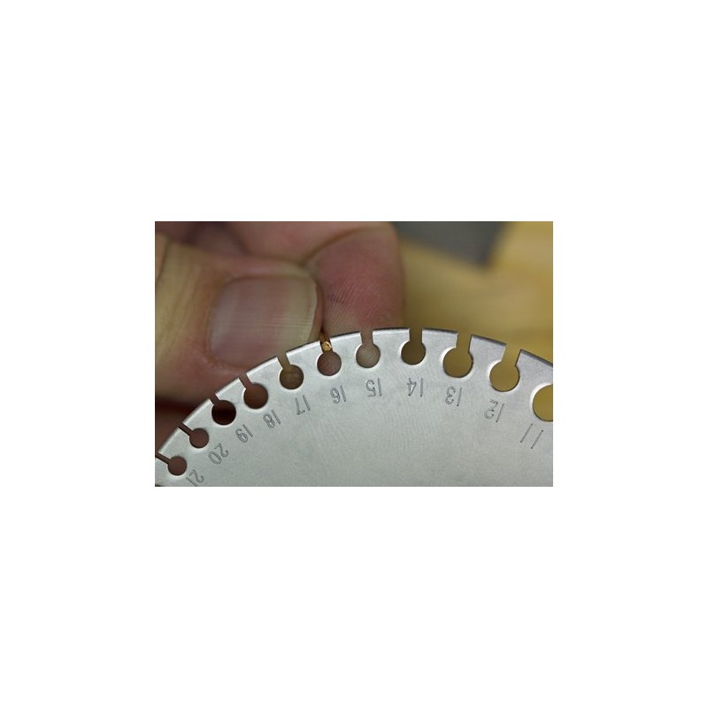 Stainless Steel SWG Wire Gauge Measure Wire Thickness & Sheet