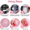 PHOGARY Manicure Stamp Stencils 8 Model Nail Art Stencil Stamping
