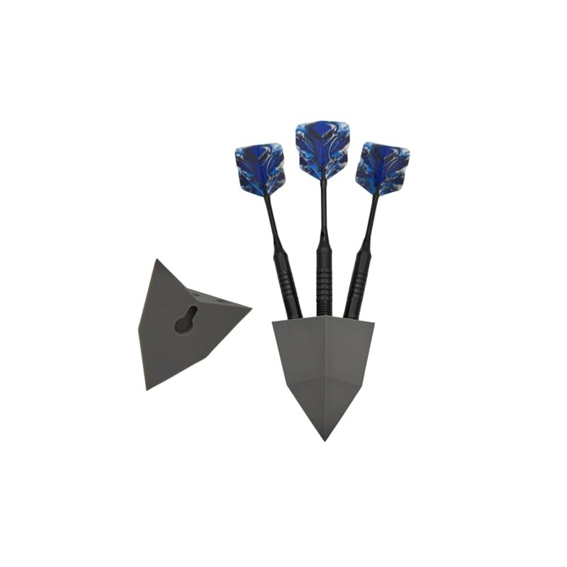 Wall Mounted 3 Dart Holder 2pcs (Grey)