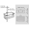 Frafuo Shower Pole Caddy for Shower-6 Size Riser Ring NO