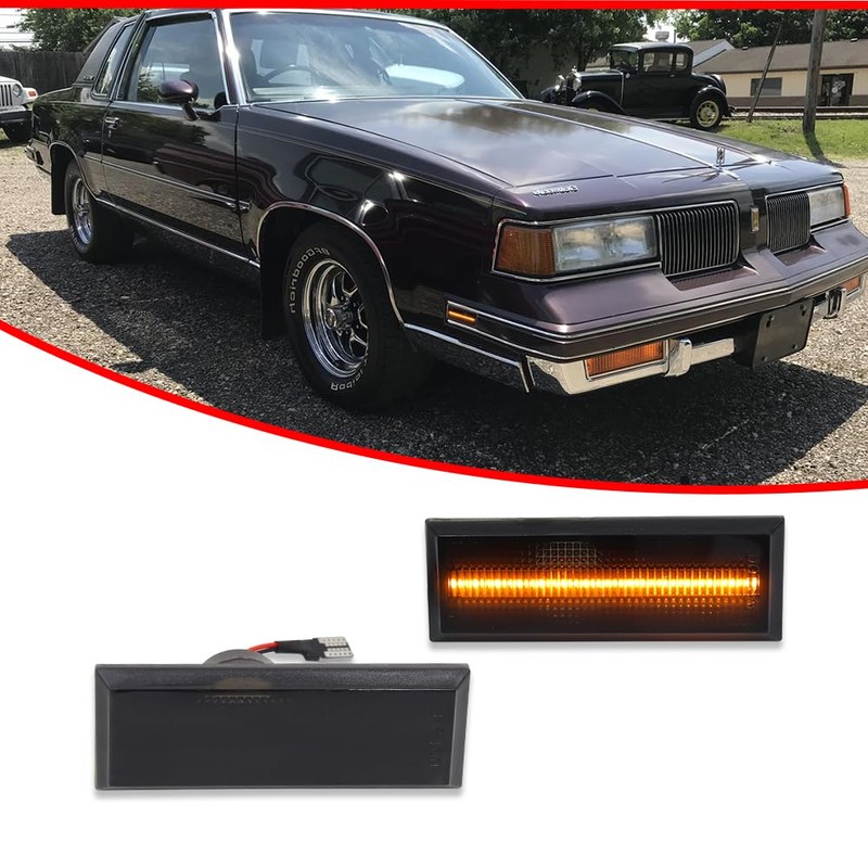 GTINTHEBOX for 1981-1988 Oldsmobile Cutlass 442 Front Amber & Rear