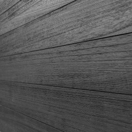 Brosisincorp Peel & Stick Wood Wall Panels - Real Paulownia Wood Shiplap Boards for Accent Walls, DIY Easy to Install - (12.4 Sq Ft, 10Pcs - 5" Wide, Coal Black)