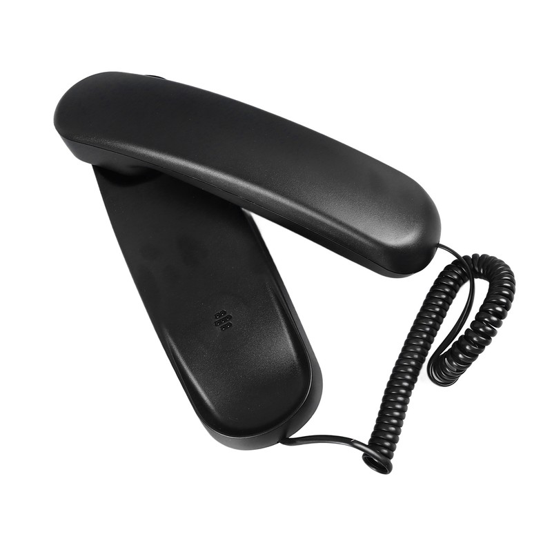 Wall Mountable Telephone Multifunctional Clear Sound Corded Landline Phone for
