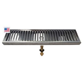 Bev Rite Drip Tray, 24" X 5", Stainless Steel
