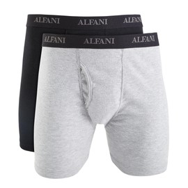 Alfani Mens 5 Pack Boxer Briefs Gray S