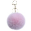 Xsclpomddy Pom Pom Keychain Artificial Soft Rabbit Hair Bag Pendant