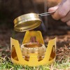 Outdoor Portable Ultra Light Mini Cooking Spirit Burner Alcohol Fuel