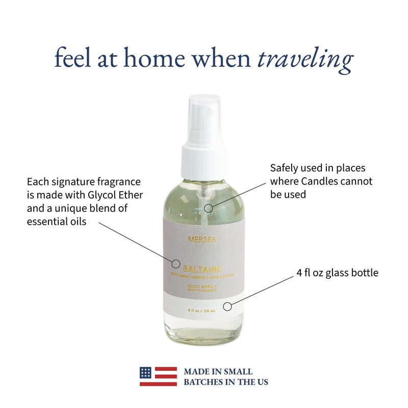 MERSEA Luxury Room Spray, Saltaire, 4 oz