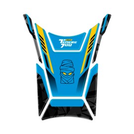 Az Graphishop 3D Resin Tank Pad Compatible with Yamaha Ténéré 700 Rally Edition 2025 Protection from Bumps and Scratches Motorcycle Accessories Made in Italy GP-4002