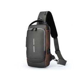 SNESH - Mini Crossbody Fanny Pack.Running Sling Bag, Chest Travel Bag with Multiple Pockets, Water-Resistant, and Anti-Theft Lock