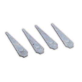 MARSHALLTOWN Line Pins Traditional, Zinc-Plated Steel with Tapered Ends, Made in the USA, 11735