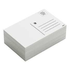Reskid Blank Postcards for Mailing. 100 White 4x6 Blank Post Cards, Blank Mailable Postcards Set. 14pt Postcard Paper Cardstock, Bulk Post Card Pack.