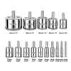 16PCS Diamond Drill Bits Diamond Hole Saw Kit 6-50mm with