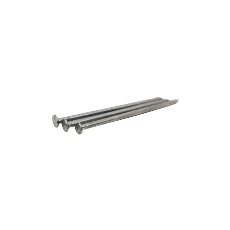 Bright zinc Round Wire Nails - 75mm Length (Pack of