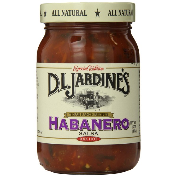 D.L. Jardine's Habanero Salsa, XXX Hot, 16 Ounce
