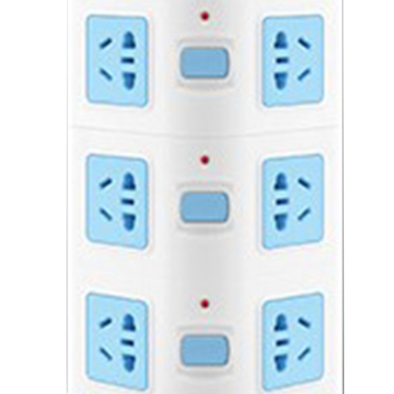 Power Strip Tower Type Multifunctional Socket Outlet Overload Protection Portable