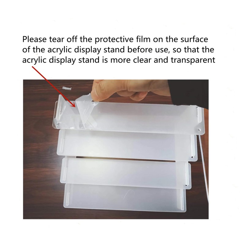 4 Tier Acrylic trapezoidal Display Stand, Clear Acrylic Display Shelf,Object