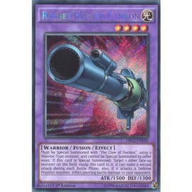 Deckboosters YuGiOh : DRL2-EN010 1st Ed Rocket Hermos Cannon Secret Rare Card - ( Dragons of Legend 2 Yu-Gi-Oh! Single Card)