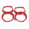 Set of 4 Wheel Rims Hub Centric Ring Set 66.6