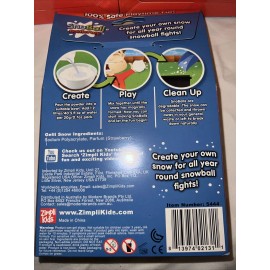 Gelli Baff SnoBall BattlePack 100% Safe Playtime Fun Makes 60+ Snowballs 2.82 oz. (3 Boxes)