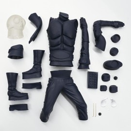 Kamen Rider No. 2 Mega Soft Vinyl Kit Reprint Version, 1/4 Scale, Total Height Approx. 15.7 inches (40 cm), Soft Vinyl, Unpainted, Assembly Kit, Green