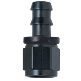 FRAGOLA Hose Fitting #12 Str Push Lock Black