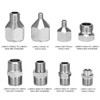8-Piece Airbrush Adapter Kit, Professional Fitting Connector Set for Air