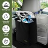 NY-AUTUMN Car Trash Bin with Lid 2 Gallon Capacity Leakproof