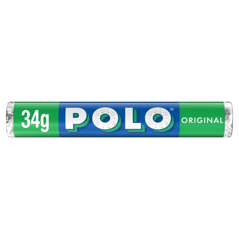 Nestle Polo Mint Original Tube 34g (Pack of 3)