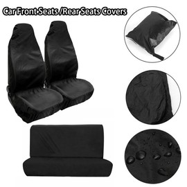 2Pcs Front Seat Covers, Heavy Duty Durable Universal Car Seat Covers