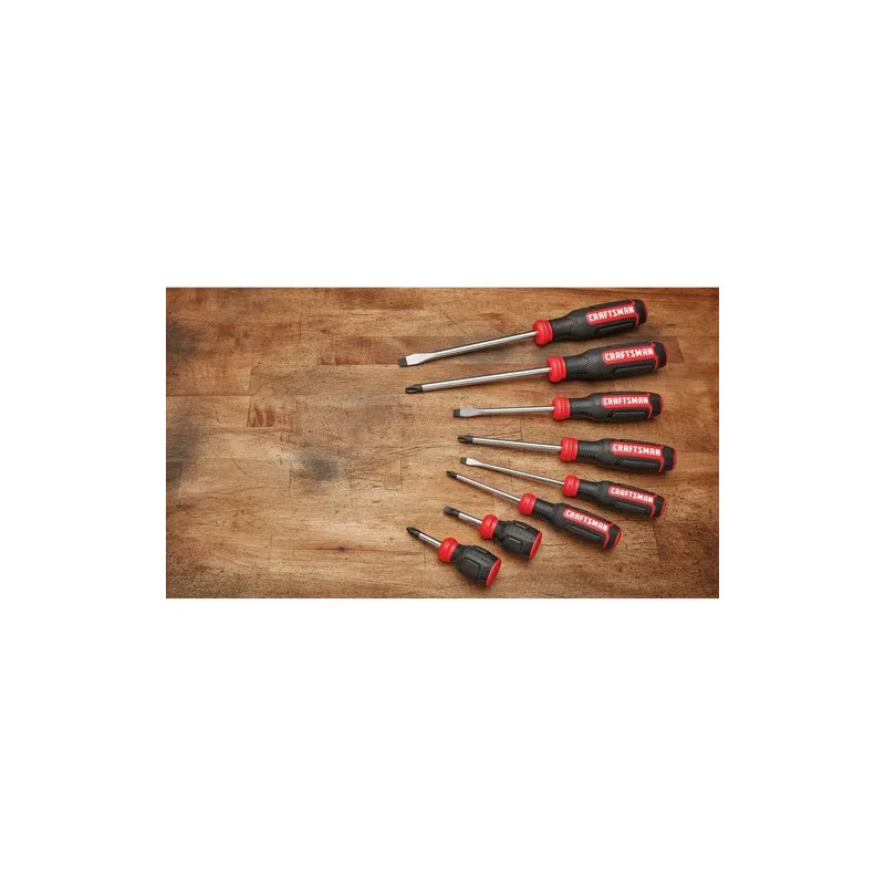 Destornillador Craftsman, Bimaterial, Juego De 8 Piezas (cmh