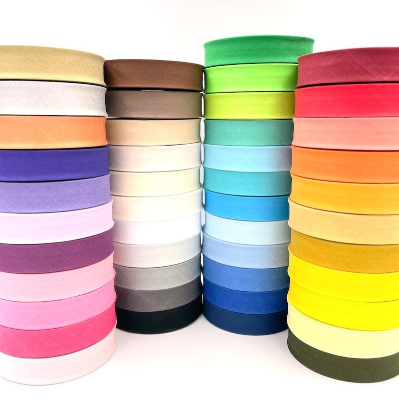 Craft Cult 25mm Wide Plain Bias Binding Tape - 25