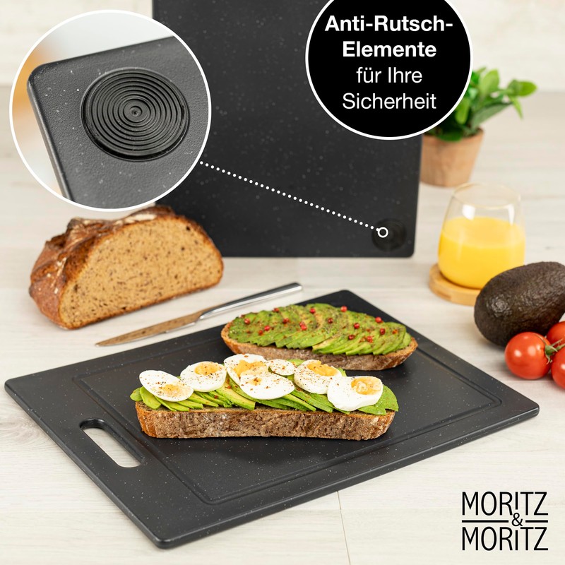 Moritz & Moritz Plastic Chopping Board, 36 x 27.5 cm,