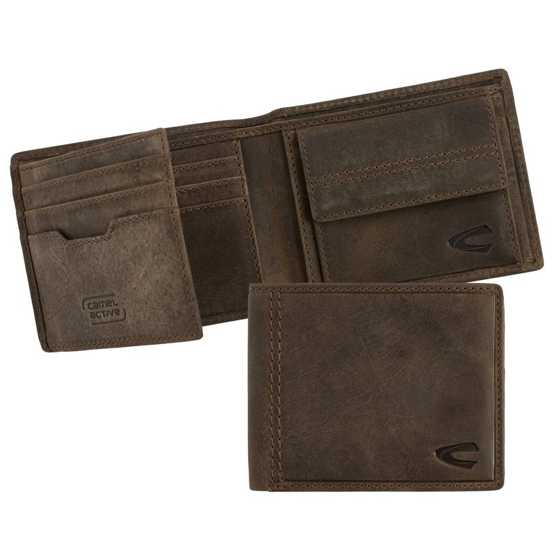 camel active Vietnam Herren Geldbörse Klein Querformat RFID Leder Klein