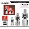 ARES 37001-3-Piece Universal Joint Socket Set - Includes 1/4-Inch, 3/8-Inch,