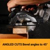 DEKOPRO 20V Cordless Circular Saw, 6-1/2-Inch Blade, 4500 RPM Circular