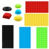 250pcs Bump Dots for Visually Impaired, Assorted Sizes Adhesive Silicone