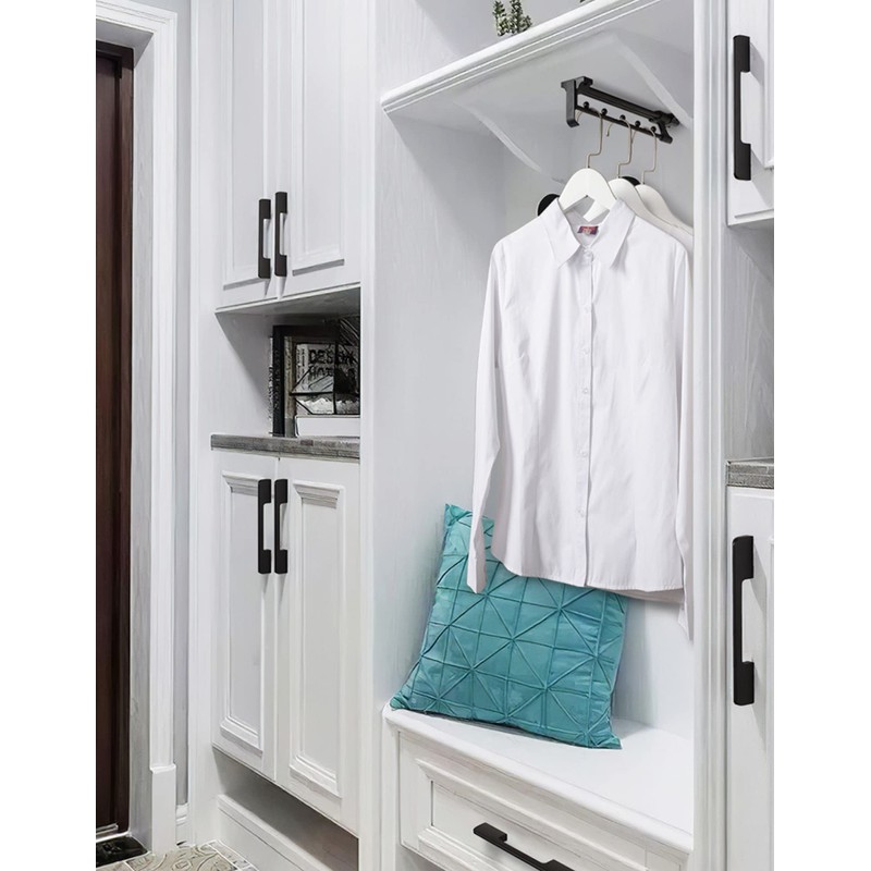 Heavy Duty Extendable Pull Out Closet Rod - Sliding Wardrobe