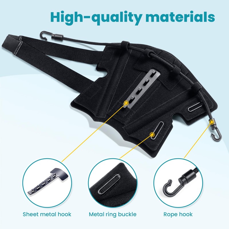 Pozpo Tech AFO Foot Drop Brace Splint, Adjustable Drop Foot