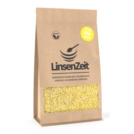 LinsenZeit - Yellow Mung Lentils 600 g - Great Protein Source - Mungdal - Moong Dal - Vegan, No Additives & Premium Quality