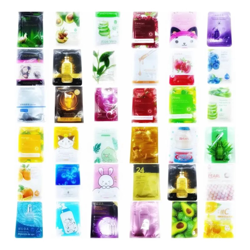 Pack De 10 Piezas Mascarillas Faciales Surtidos Coreanas