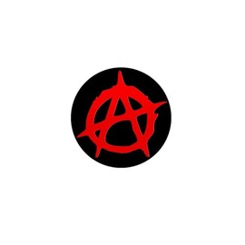 CafePress Anarchy 1" Round Mini Button