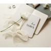Modern Album Designs White Vow Books with Ribbons (Set of